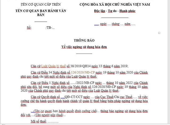Mau-thong-bao-ngung-su-dung-hoa-don-dien-tu-moi-nhat